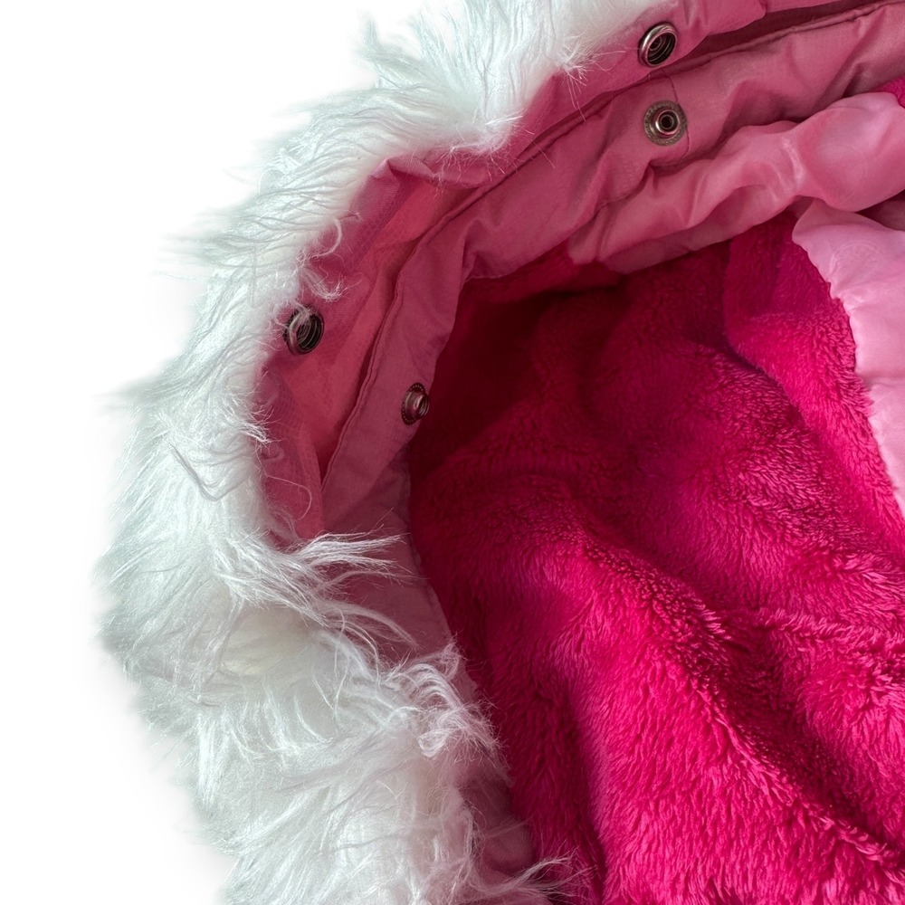 Weatherproof Pink Fleece Lined Hooded Ski Jacket Size 4T - Picture 9 of 9